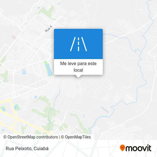 Rua Peixoto mapa