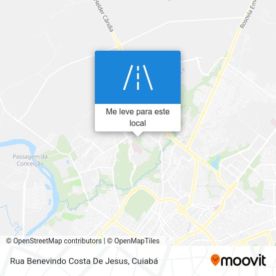Rua Benevindo Costa De Jesus mapa