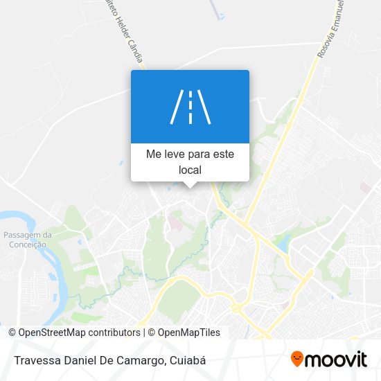Travessa Daniel De Camargo mapa