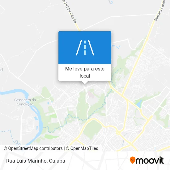 Rua Luis Marinho mapa