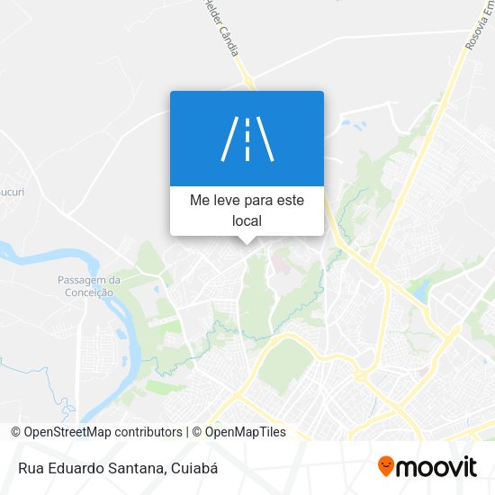 Rua Eduardo Santana mapa