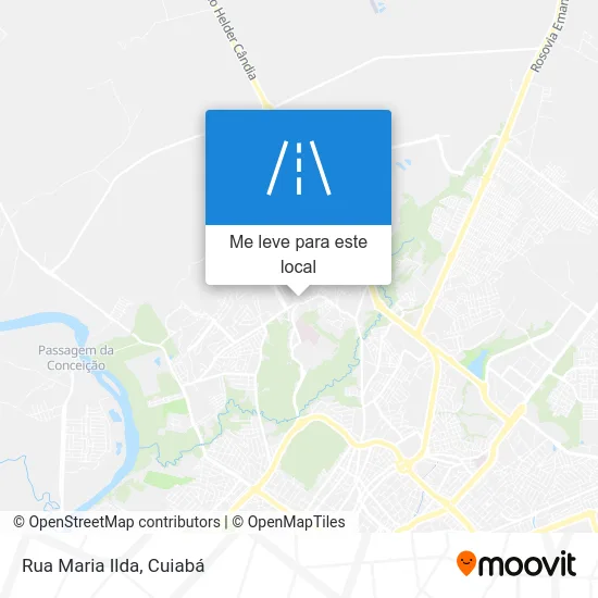 Rua Maria Ilda mapa