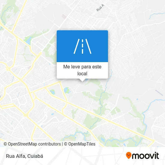 Rua Alfa mapa