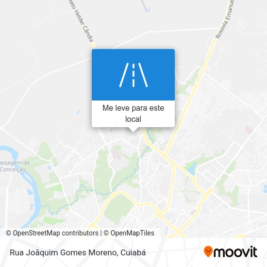 Rua Joãquim Gomes Moreno mapa