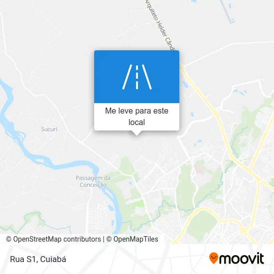 Rua S1 mapa