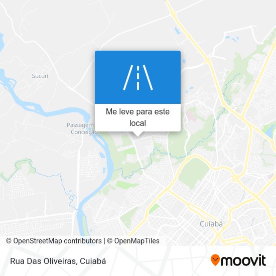 Rua Das Oliveiras mapa