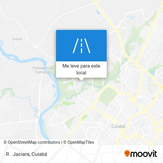 R . Jaciara mapa