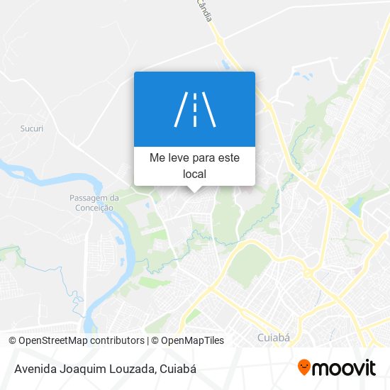 Avenida Joaquim Louzada mapa