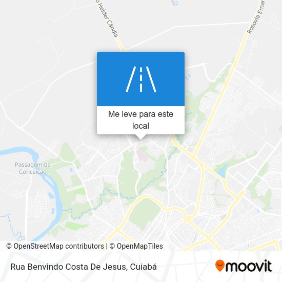 Rua Benvindo Costa De Jesus mapa