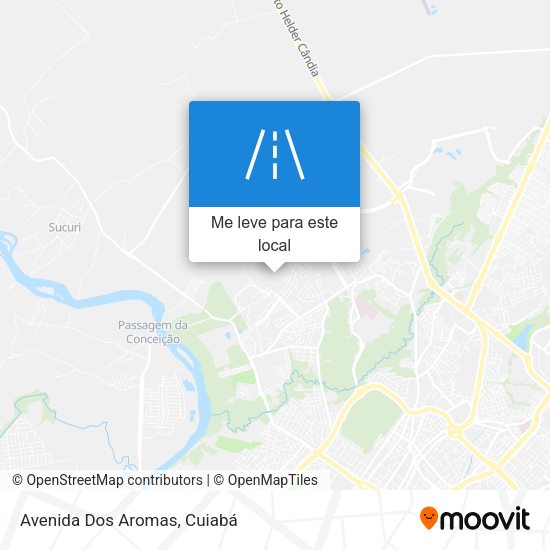 Avenida Dos Aromas mapa