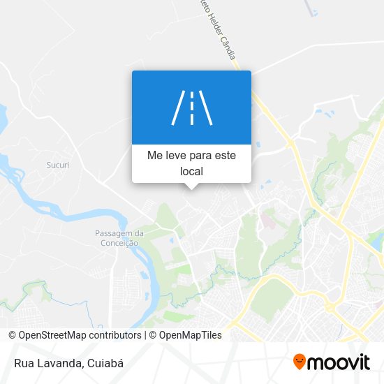 Rua Lavanda mapa