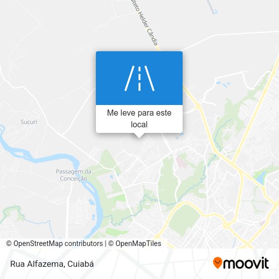Rua Alfazema mapa