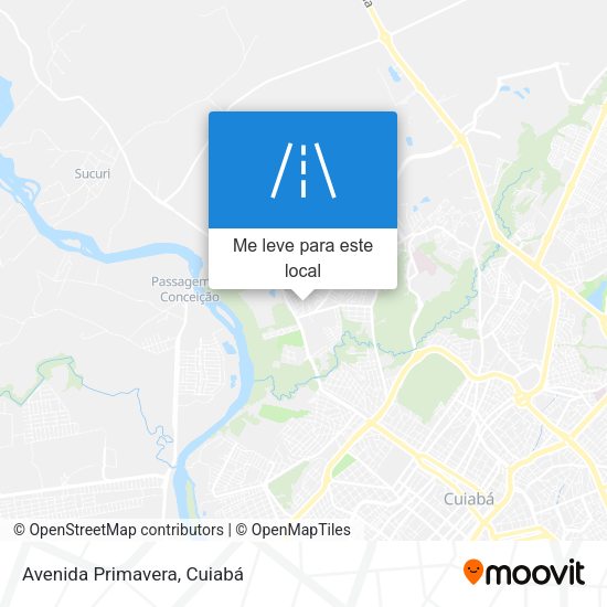 Avenida Primavera mapa