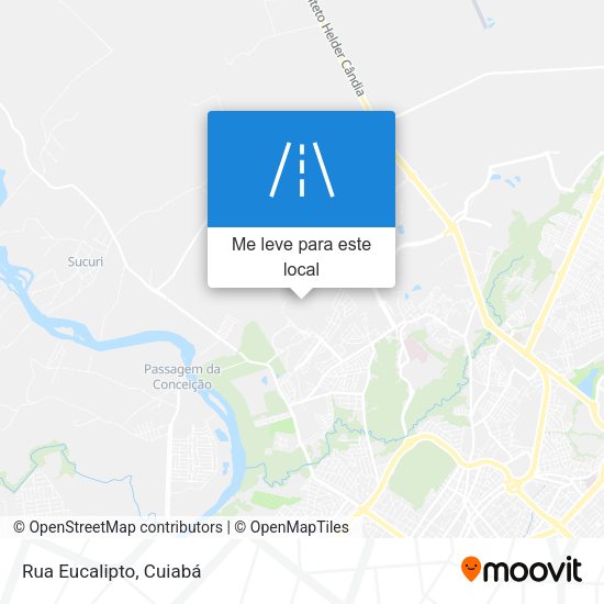 Rua Eucalipto mapa