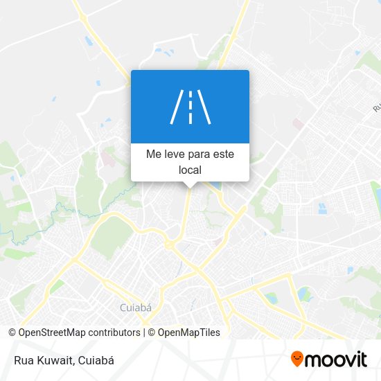 Rua Kuwait mapa