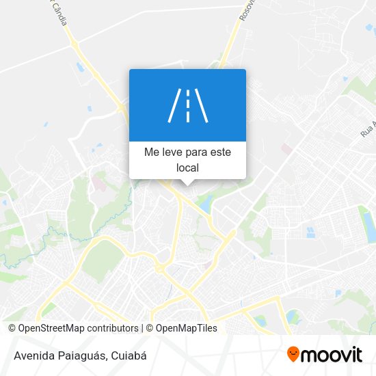 Avenida Paiaguás mapa