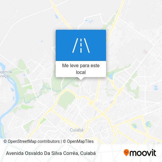 Avenida Osvaldo Da Silva Corrêa mapa