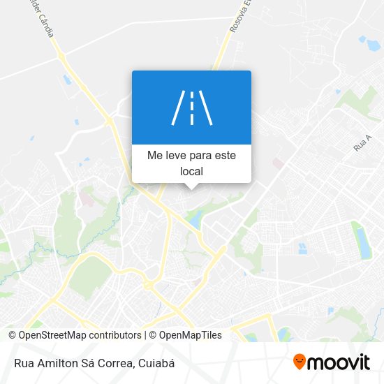 Rua Amilton Sá Correa mapa