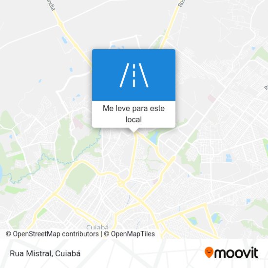 Rua Mistral mapa