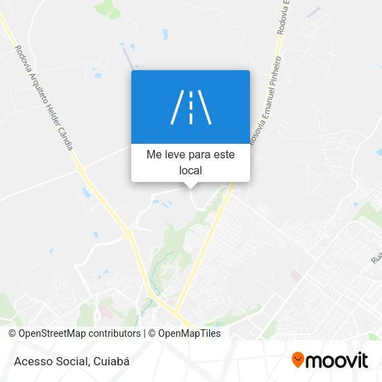 Acesso Social mapa