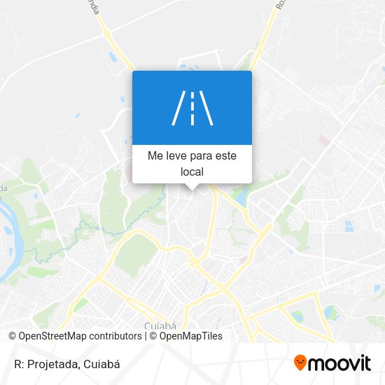 R: Projetada mapa