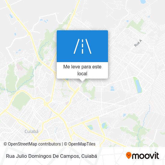Rua Julio Domingos De Campos mapa