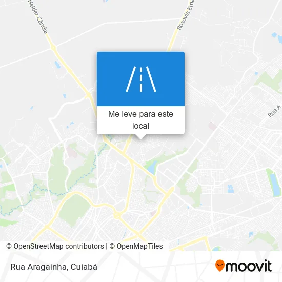 Rua Aragainha mapa