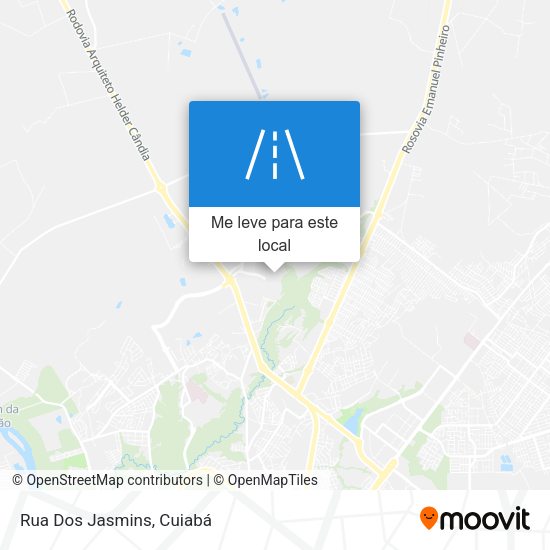 Rua Dos Jasmins mapa