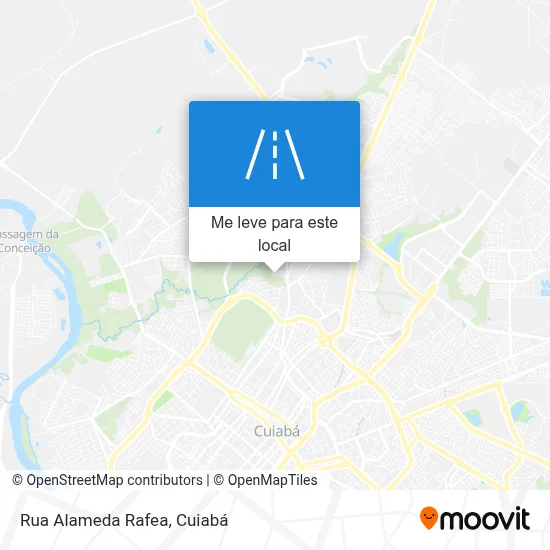 Rua Alameda Rafea mapa