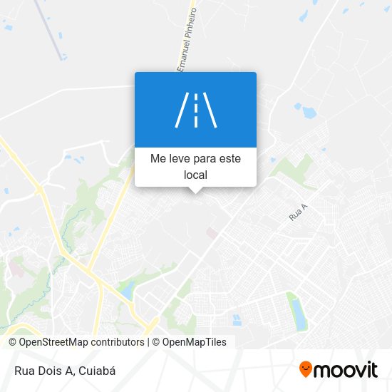 Rua Dois A mapa