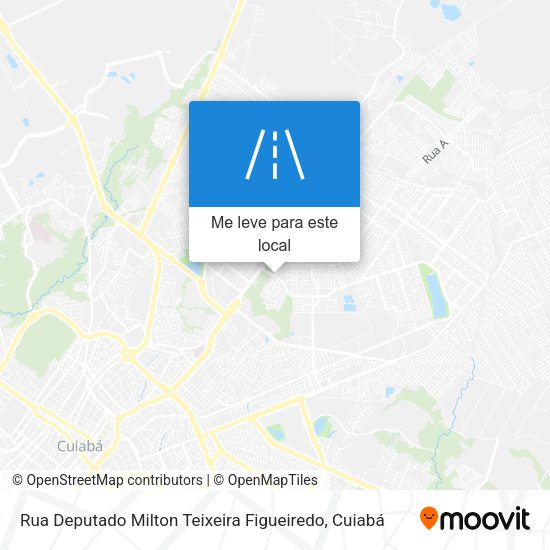 Rua Deputado Milton Teixeira Figueiredo mapa