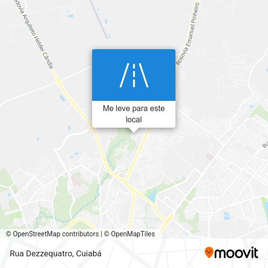 Rua Dezzequatro mapa