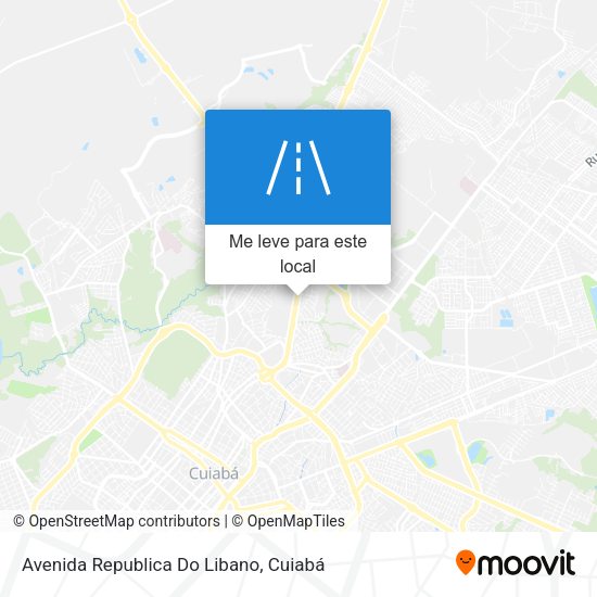 Avenida Republica Do Libano mapa