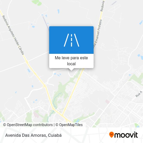 Avenida Das Amoras mapa