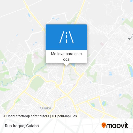 Rua Iraque mapa