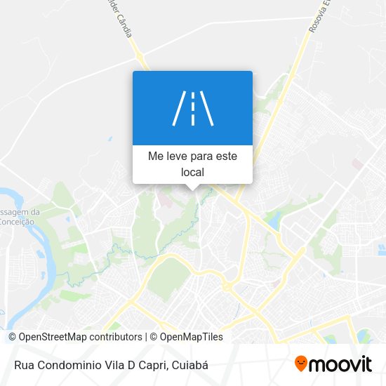 Rua Condominio Vila D Capri mapa