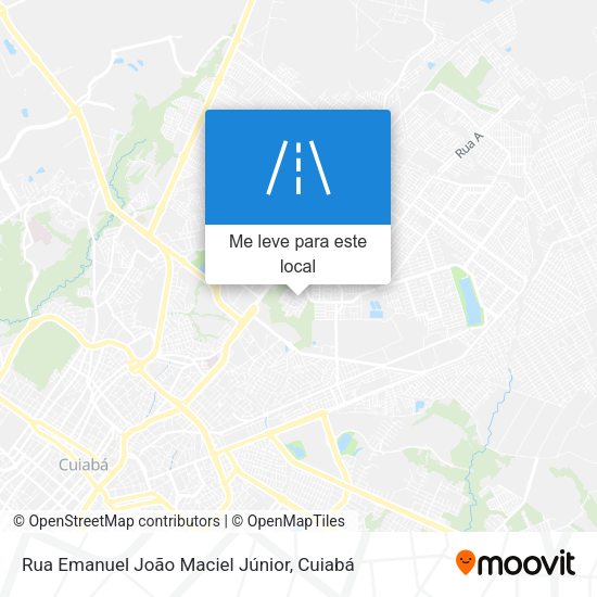 Rua Emanuel João Maciel Júnior mapa