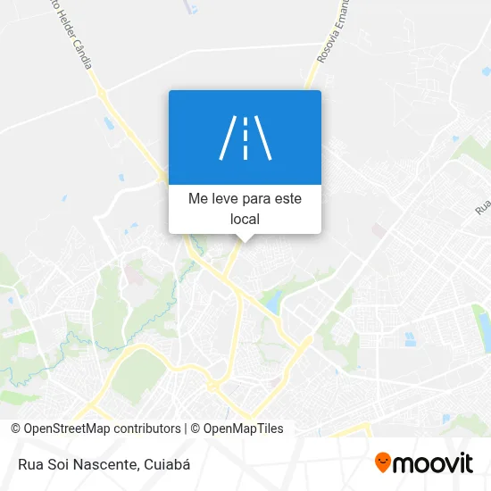 Rua Soi Nascente mapa