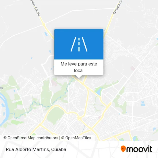 Rua Alberto Martins mapa
