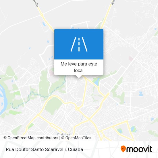 Rua Doutor Santo Scaravelli mapa