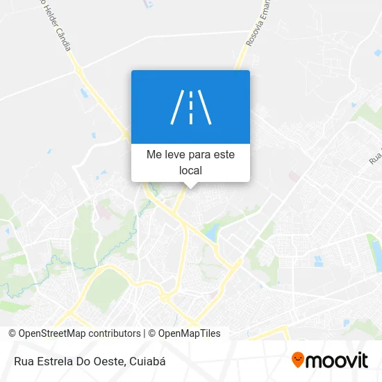 Rua Estrela Do Oeste mapa