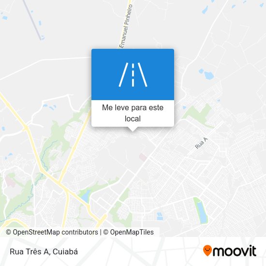 Rua Três A mapa
