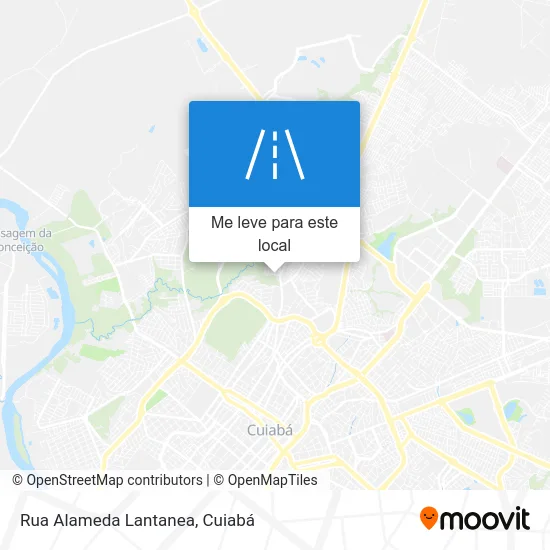 Rua Alameda Lantanea mapa