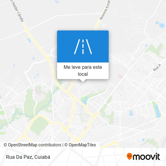 Rua Da Paz mapa