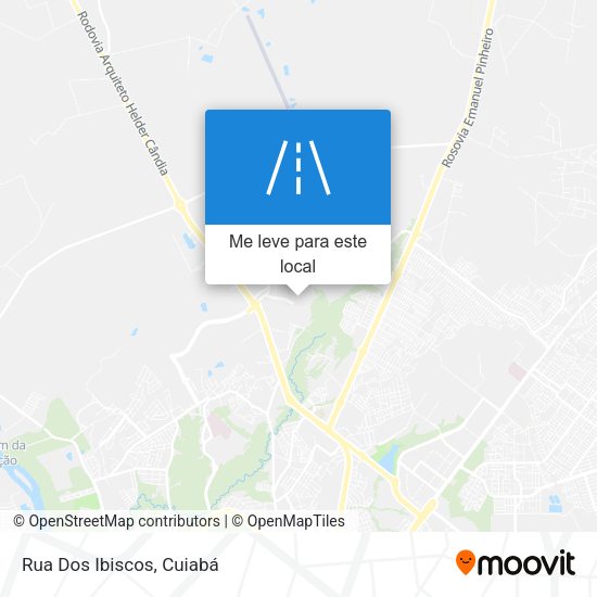 Rua Dos Ibiscos mapa