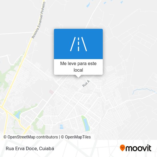 Rua Erva Doce mapa