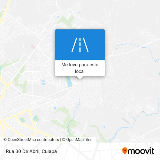 Rua 30 De Abril mapa