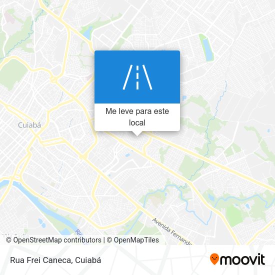Rua Frei Caneca mapa