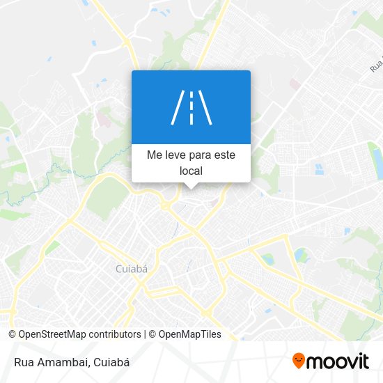 Rua Amambai mapa