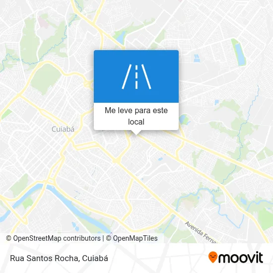Rua Santos Rocha mapa